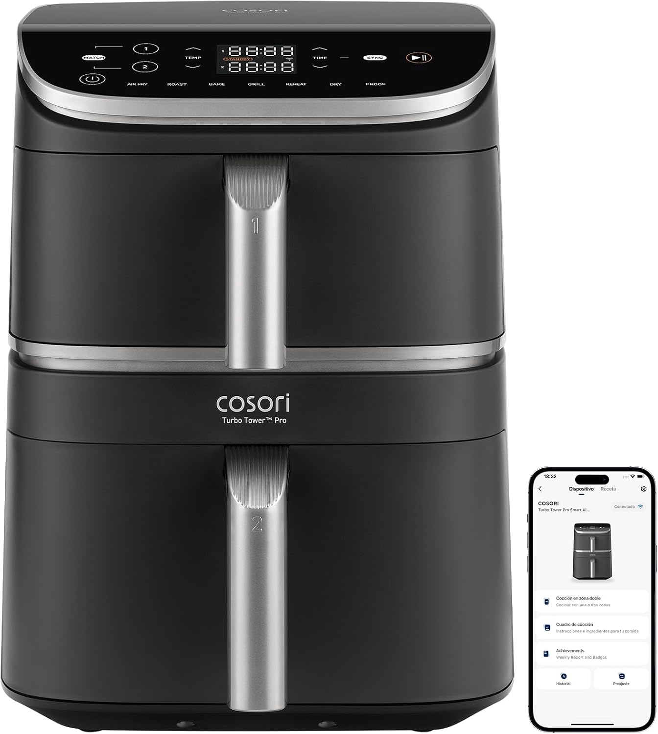 cosori turbo tower pro smart